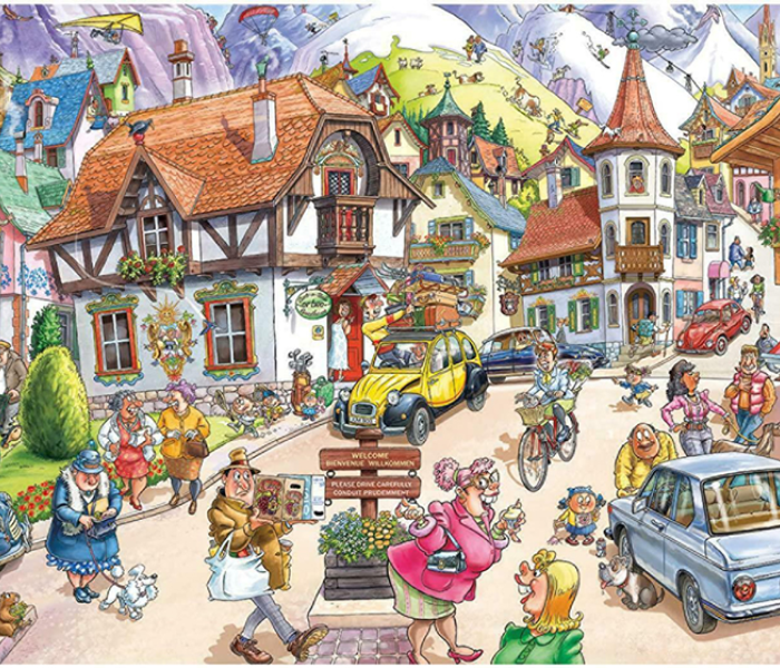 Puzzle - Jumbo - Górski chaos - WASGIJ Puzzle