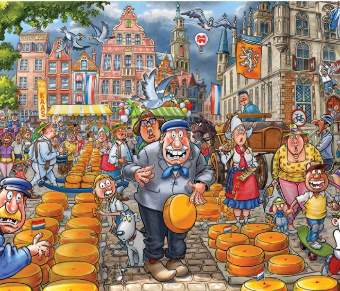 Puzzle - Jumbo - Krach na rynku! - WASGIJ Puzzle