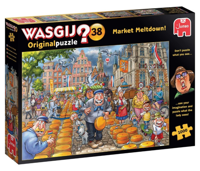 Puzzle - Jumbo - Krach na rynku! - WASGIJ Puzzle