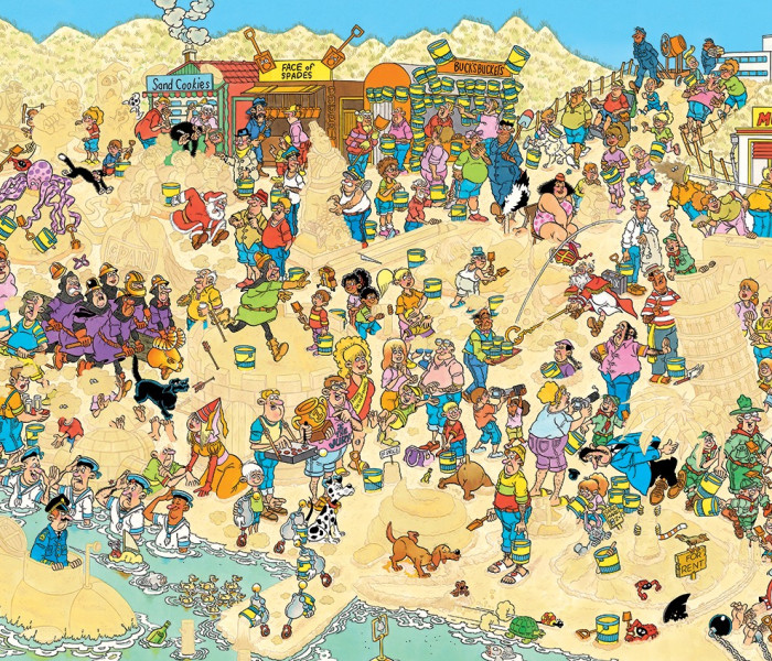 Puzzle - Jumbo - Rzeźby z piasku