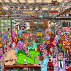 Puzzle - Jumbo - Rozrywka w gospodzie - WASGIJ Puzzle
