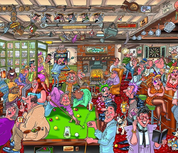 Puzzle - Jumbo - Rozrywka w gospodzie - WASGIJ Puzzle