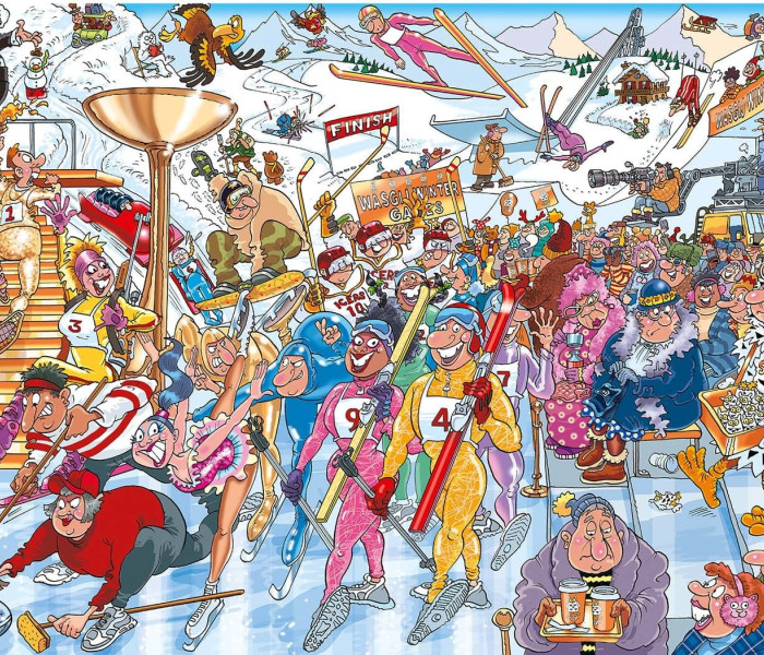 Puzzle - Jumbo - Zimowe Igrzyska! - WASGIJ Puzzle