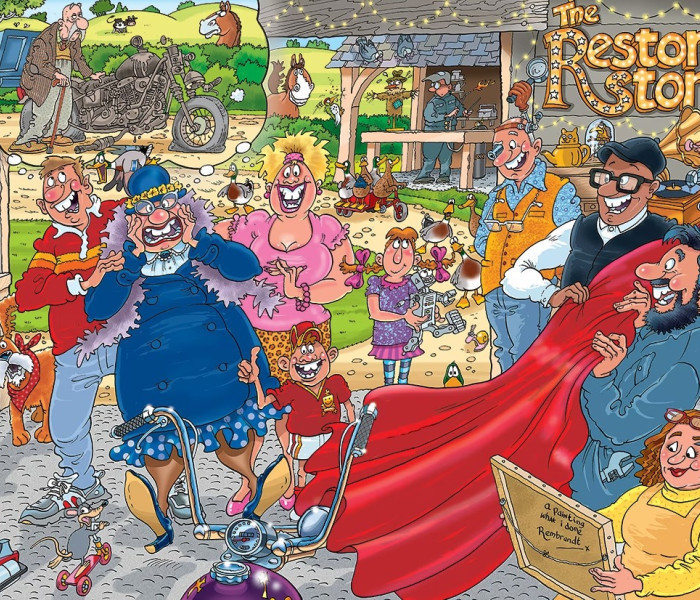 Puzzle - Jumbo - Całkowity remont! - WASGIJ Puzzle