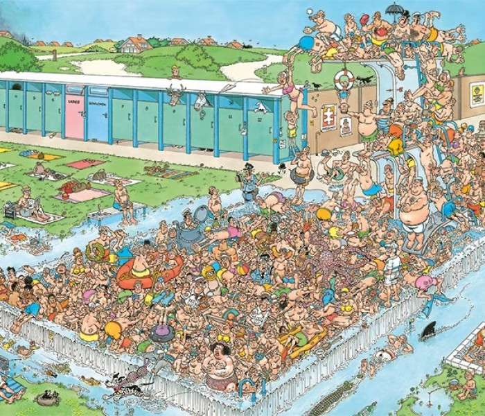 Puzzle - Jumbo - Pełny basen
