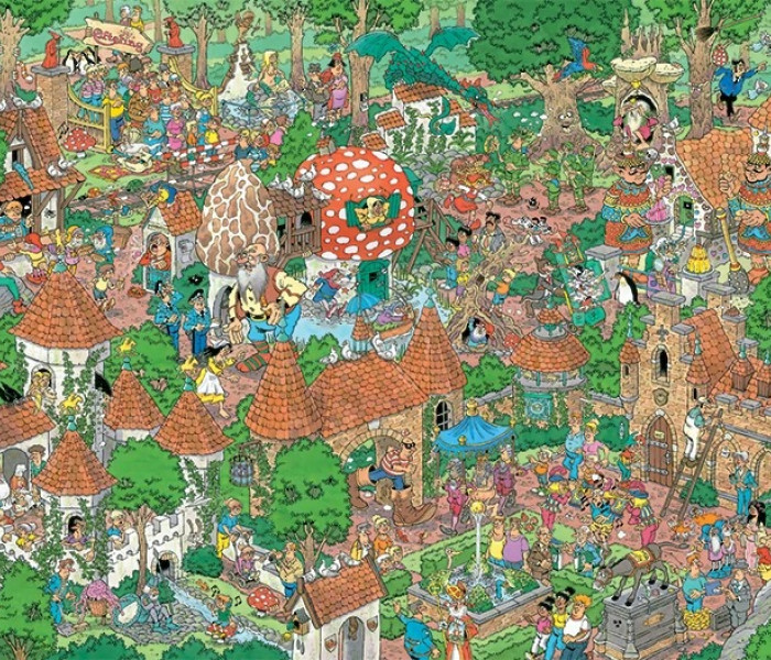 Puzzle - Jumbo - Bajkowy las
