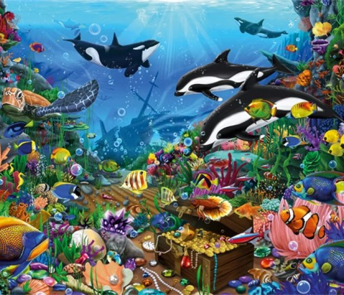 Puzzle - Jumbo - Skarby Głębin