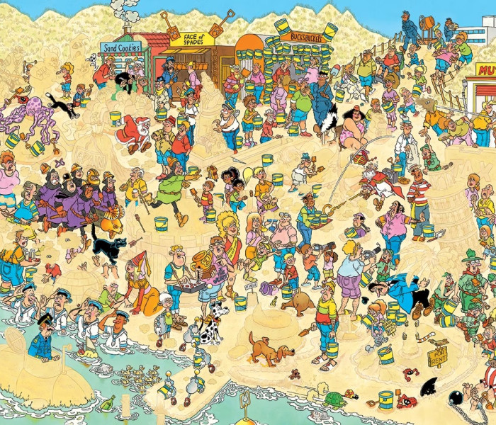 Puzzle - Jumbo - Rzeźby z piasku