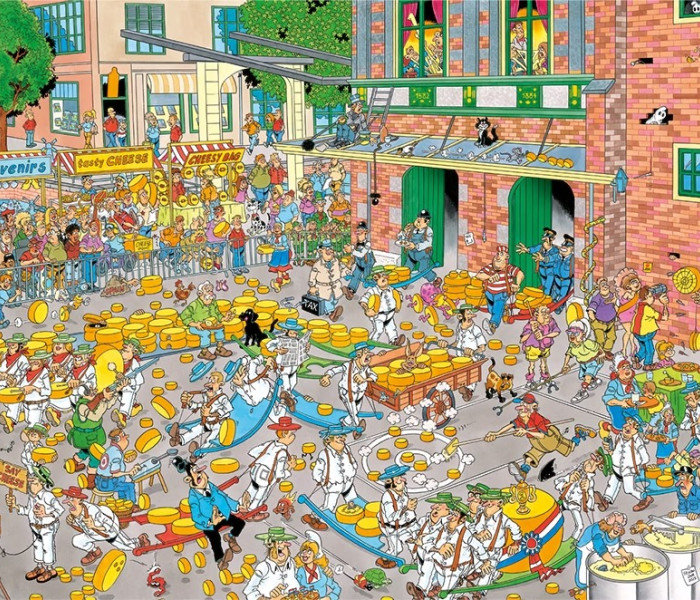 Puzzle - Jumbo - Targ Serowy + Wyścig Żeglarski