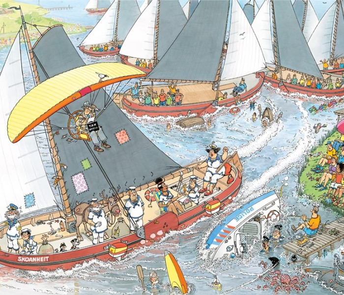 Puzzle - Jumbo - Targ Serowy + Wyścig Żeglarski