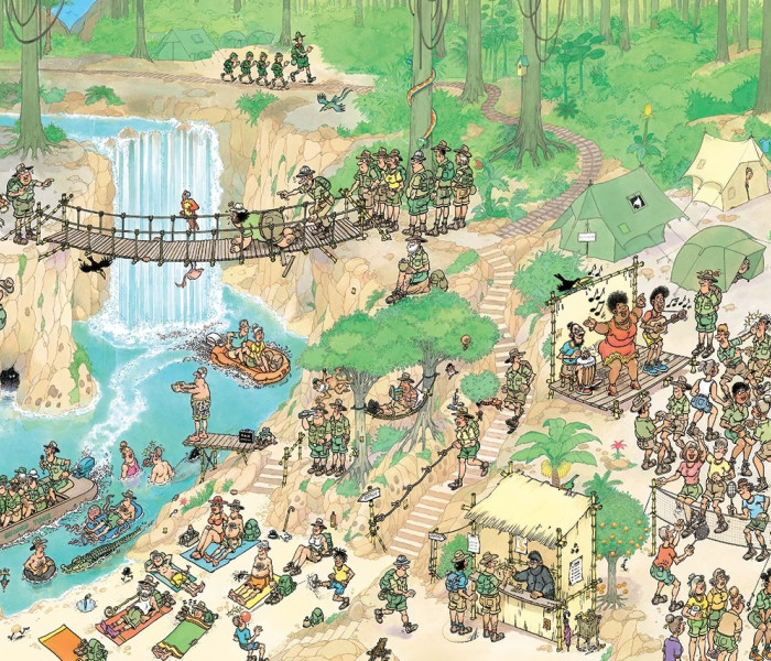 Puzzle - Jumbo - Witamy w dżungli!