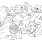 Puzzle - Lisciani - Kaczki w kosmosie - Maxi