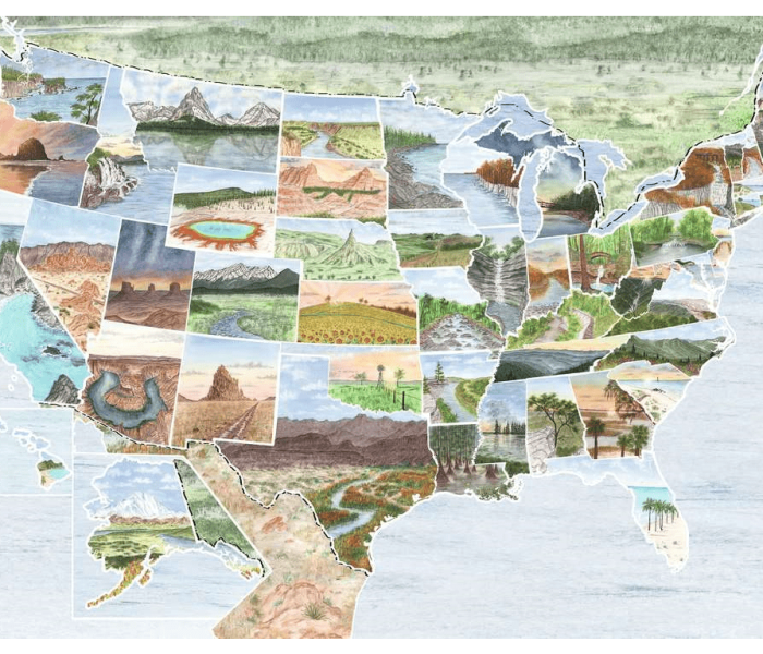 Puzzle - Ravensburger - Od wybrzeża do wybrzeża