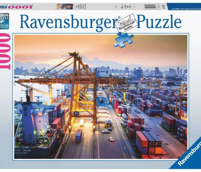 Puzzle - Ravensburger - Port w Bangkoku