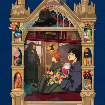 Harry Potter w drodze do Hogwartu