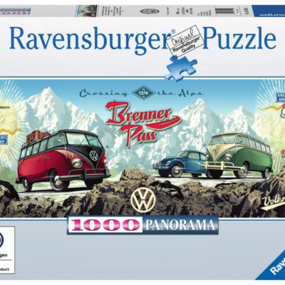 Przejedź przez Alpy VW! - Puzzle Panoramiczne