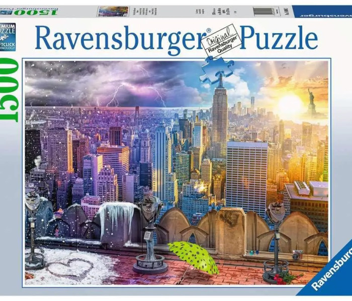 Puzzle - Ravensburger - 4 pory roku w Nowym Jorku
