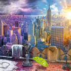Puzzle - Ravensburger - 4 pory roku w Nowym Jorku