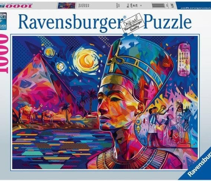 Puzzle - Ravensburger - Nefertiti nad Nilem
