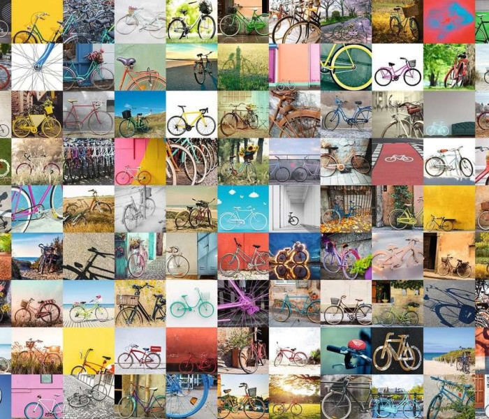 Puzzle - Ravensburger - 99 rowerów
