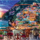 Puzzle - Ravensburger - Kolacja w Positano we Włoszech