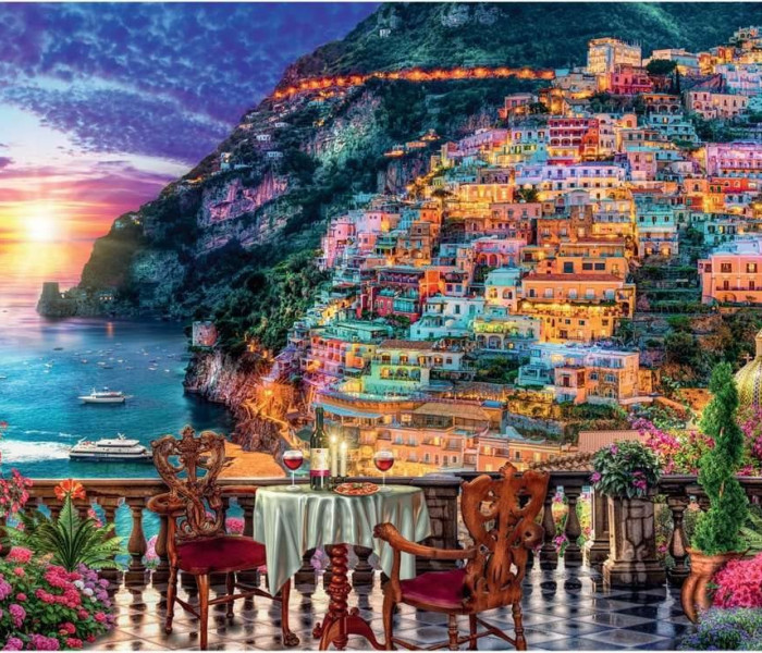 Puzzle - Ravensburger - Kolacja w Positano we Włoszech