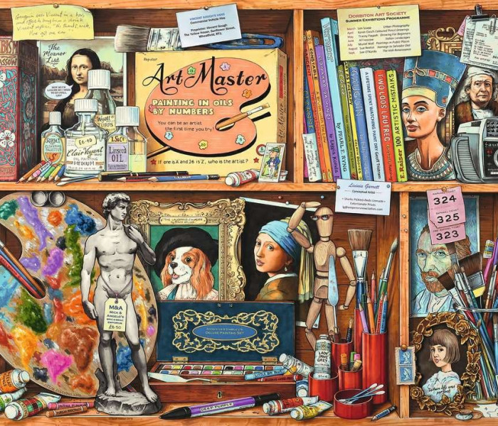 Puzzle - Ravensburger - Gabinet artysty