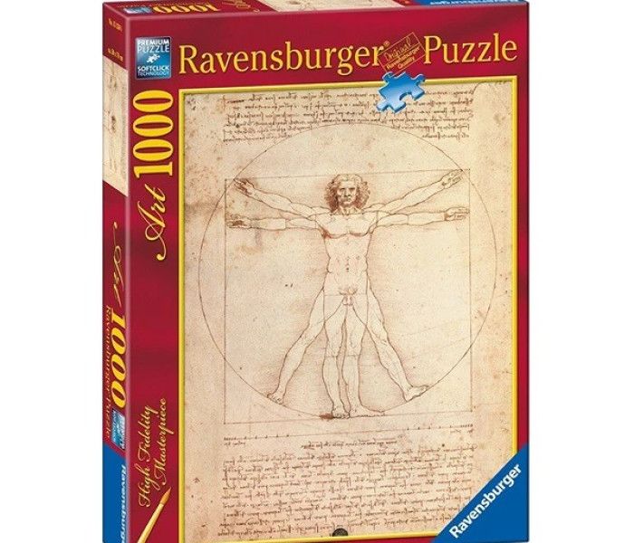Puzzle - Ravensburger - Człowiek witruwiański