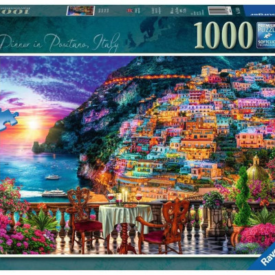 Kolacja w Positano we Włoszech