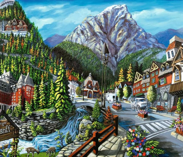 Puzzle - Ravensburger - Witamy w Banff