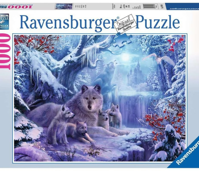Puzzle - Ravensburger - Zimowe wilki