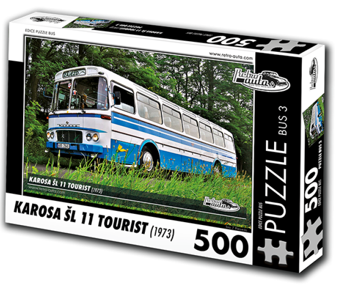 Puzzle - Retro-auta - Bus  Karosa ŠL 11  (1973)