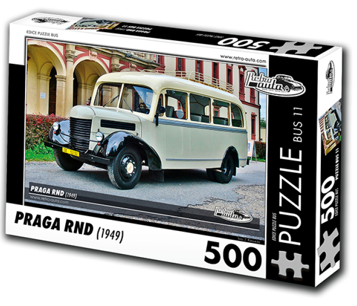 Puzzle - Retro-auta - Bus Praga RND (1949)