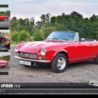 Puzzle - Retro-auta - Puzzle Fiat 124 Spider (1973)