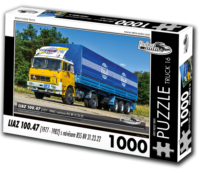 Puzzle - Retro-auta - Liaz 100.47 (1977-1982)