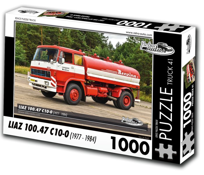Puzzle - Retro-auta - Liaz 100.47 C10-0 (1977-1984)