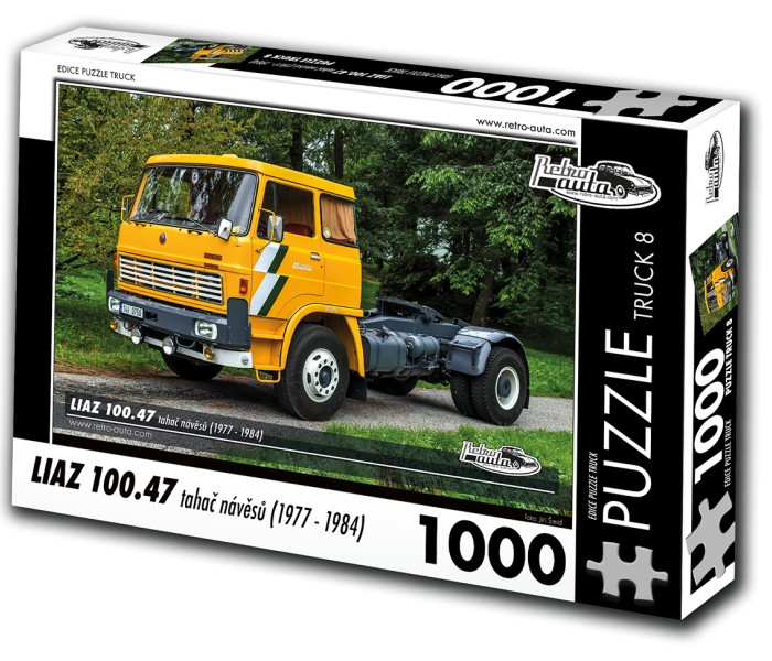 Puzzle - Retro-auta - Liaz 100.47 Ciągnik siodłowy (1977-1984)