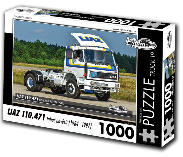Puzzle - Retro-auta - Liaz 110.471 Ciągnik siodłowy (1984-1997)