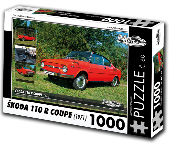 Puzzle - Retro-auta - Puzzle Skoda 110 R coupé (1971)