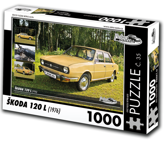 Puzzle - Retro-auta - Puzzle Skoda 120 L (1967)