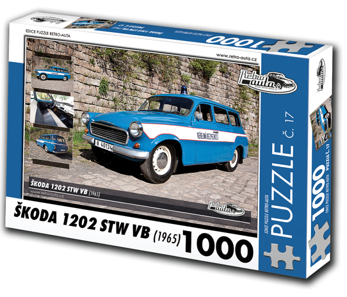 Puzzle - Retro-auta - Puzzle Skoda 1202 STW VB (1965)