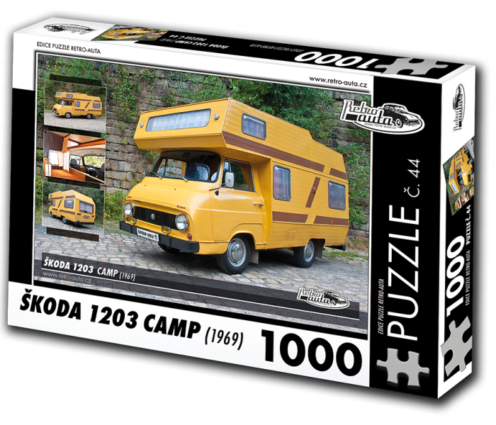 Puzzle - Retro-auta - Puzzle Skoda 203 Camp (1969)