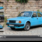 Puzzle - Retro-auta - Puzzle Skoda 120L (1985)