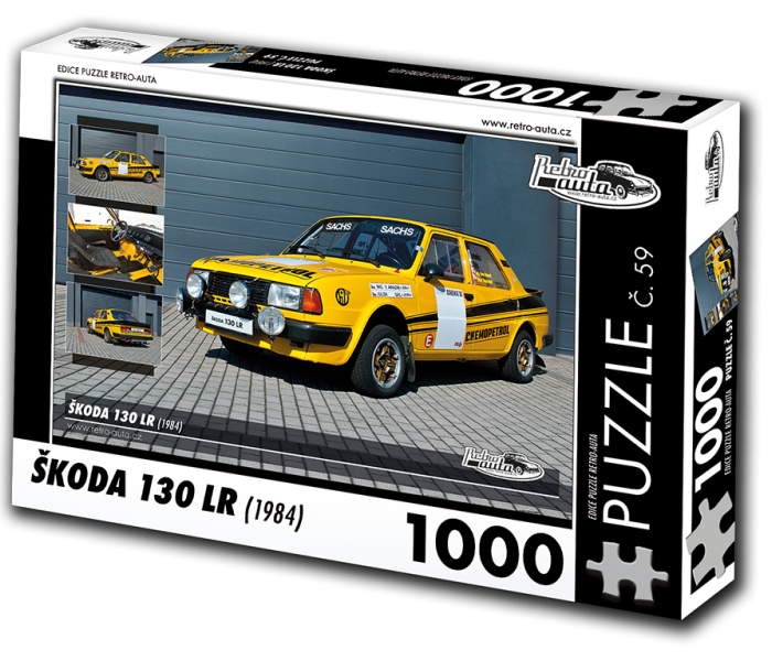 Puzzle - Retro-auta - Puzzle Skoda 130 LR (1984)