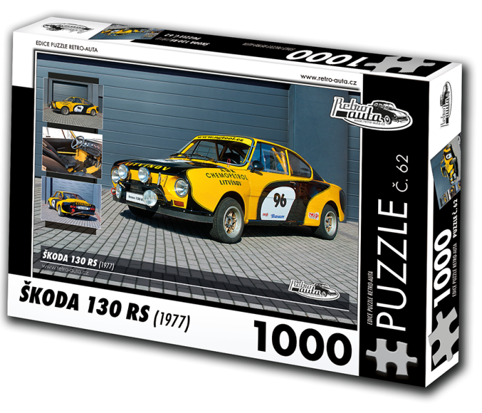 Puzzle - Retro-auta - Puzzle Skoda 130 RS (1977)
