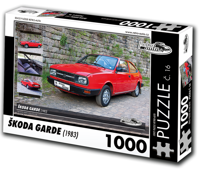 Puzzle - Retro-auta - Puzzle Skoda Garde (1983)
