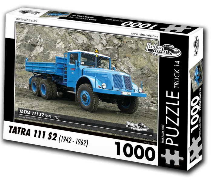 Puzzle - Retro-auta - Tatra 111 S2 (1942-1962)