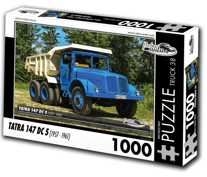 Puzzle - Retro-auta - Tatra 147 DC 5 (1957-1961)