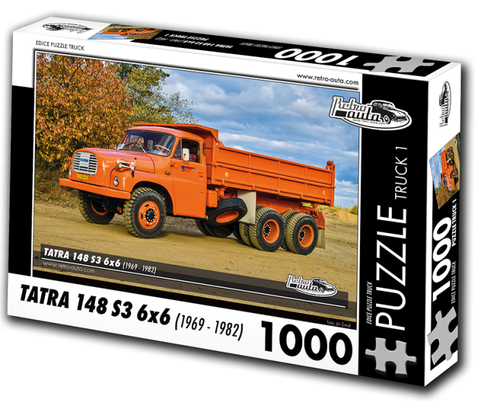 Puzzle - Retro-auta - Tatra 148 S3 6x6 (1969-1982)