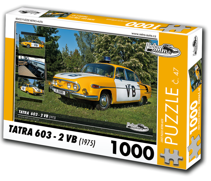 Puzzle - Retro-auta - Puzzle Tatra 603 - 2 VB (1975)